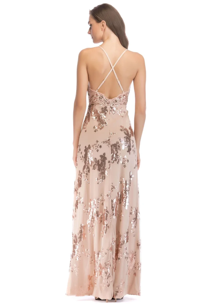 Sexy Sequin summer maxi Dress women vintage - Image 28