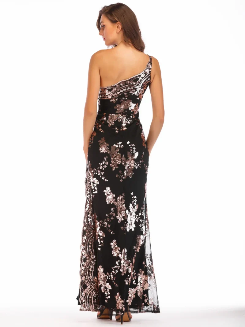 Sexy Sequin summer maxi Dress women vintage - Image 21