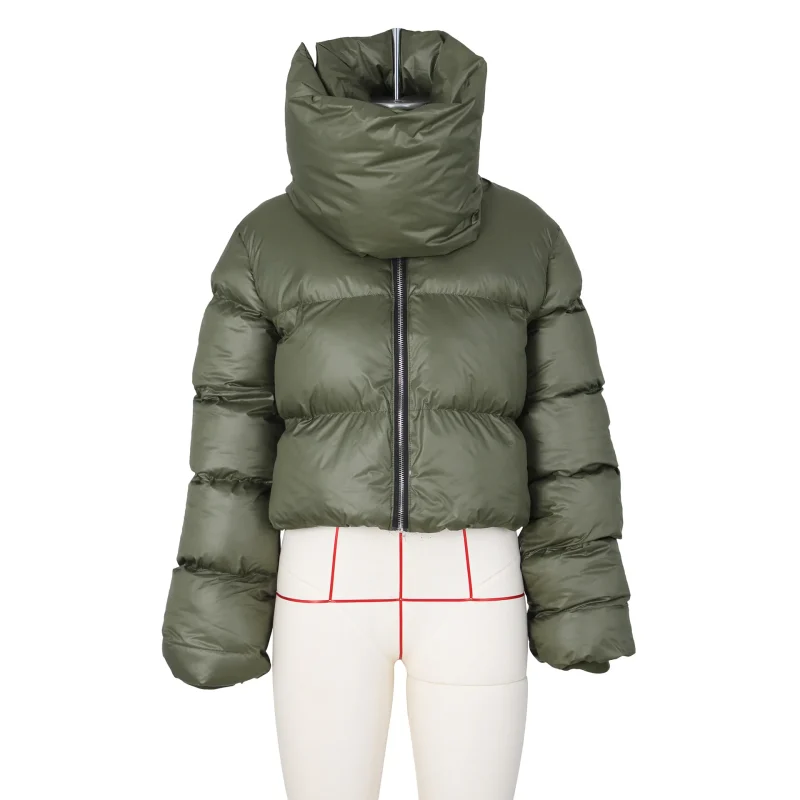 Winter Clothes Women's Fashion Scarf Collar Jacket - Image 14