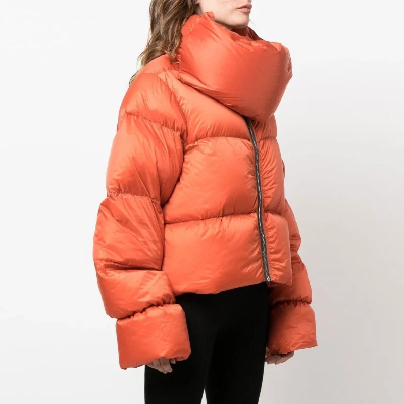 Winter Clothes Women's Fashion Scarf Collar Jacket - Image 21