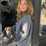 Knitted Zipper Sweater for Women - Image 12
