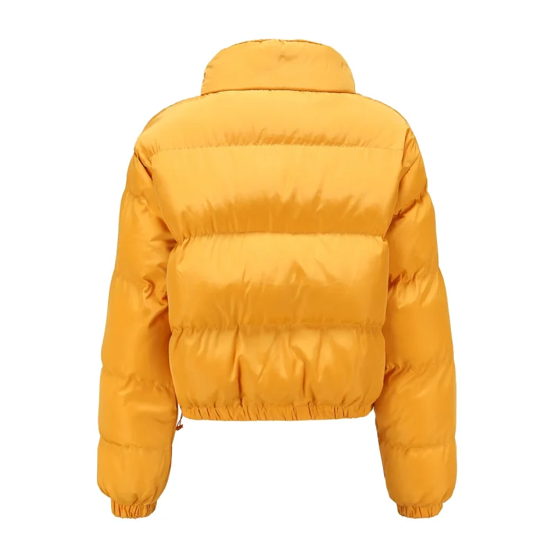 Female Solid Color Warm Loose Casual Cotton Jackets - Image 9