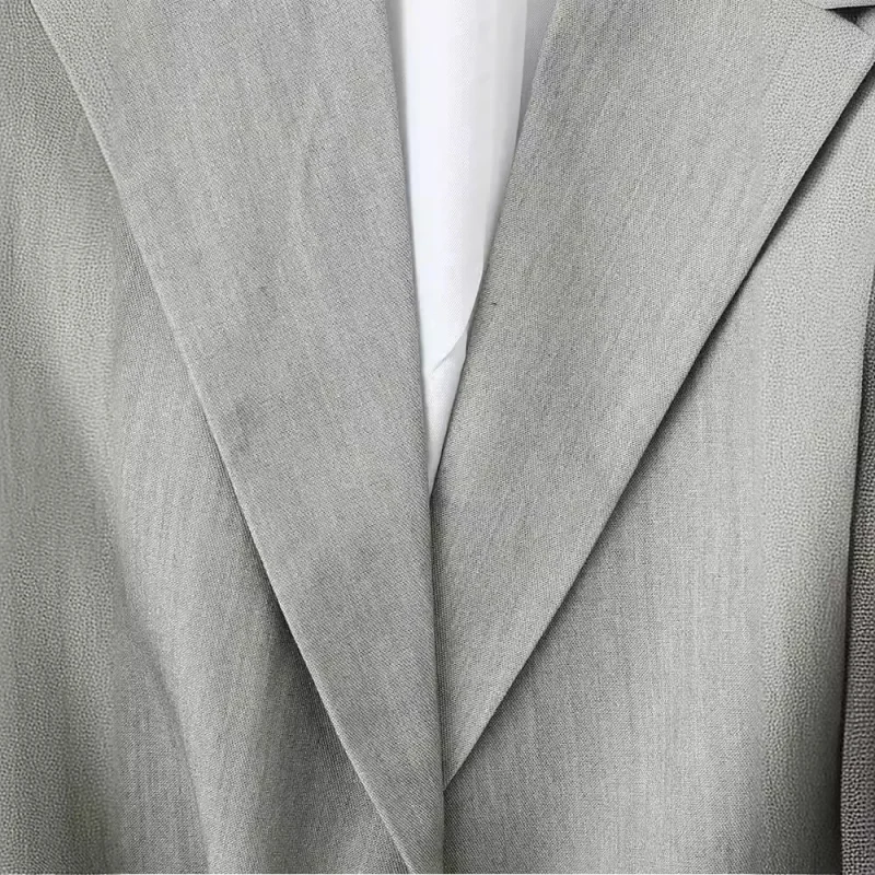 Women's Blazer Fashion Summer Belt Lapel Coat - Image 6