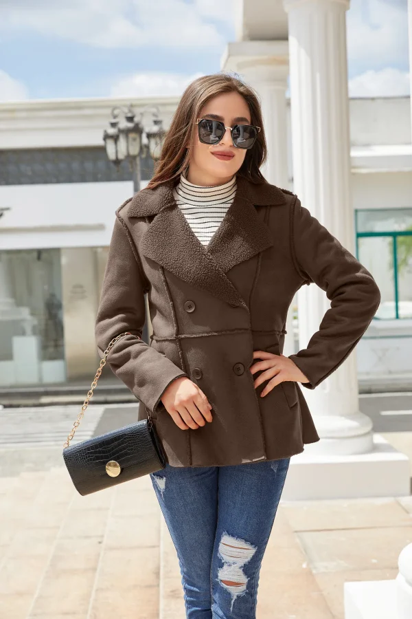 Fashion Suede Leather Jacket Women 2024 Office - Image 20