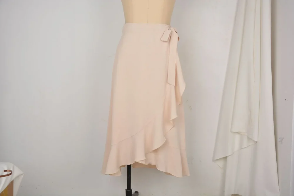 Summer Long Skirts For Women 2024 Fashion Lace Up Irregular Solid - Image 13