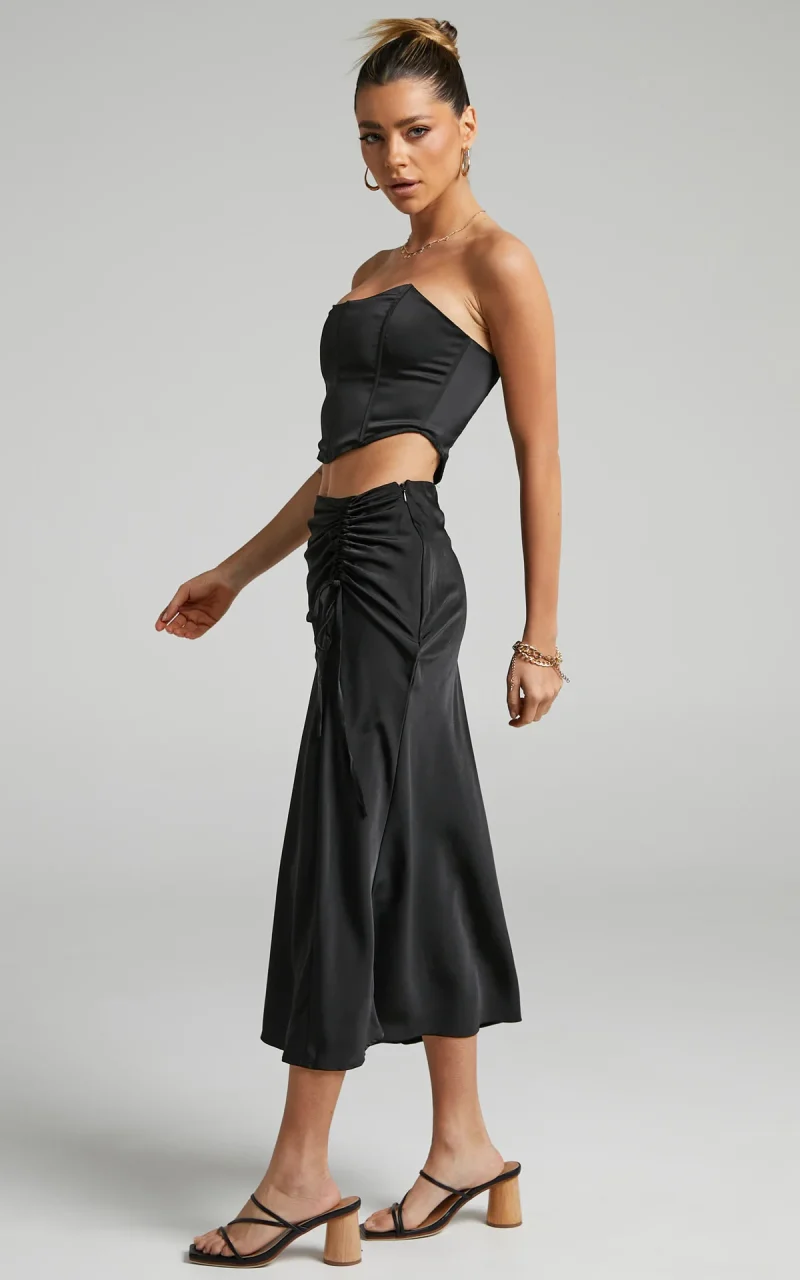 Summer High Waist Slim Zipper Long Skirt Sexy Bodycon - Image 10
