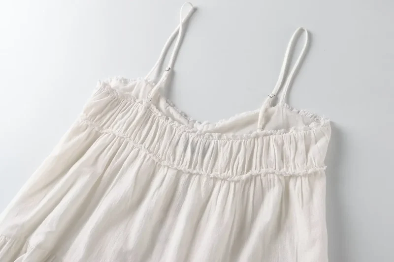 Women Fashion With Lining Textured Mini Dress - Image 9
