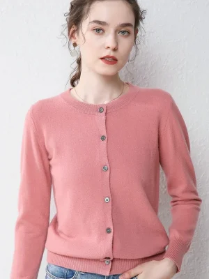 Wool Soft Sweater O-neck Solid Color Pullover