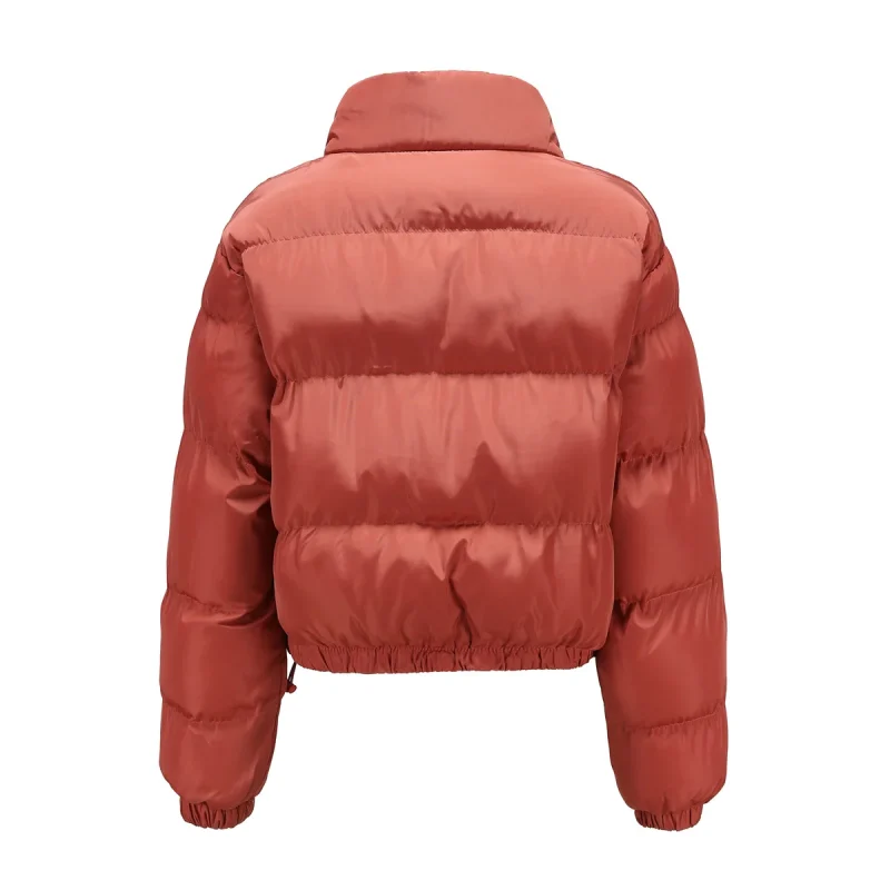 Female Solid Color Warm Loose Casual Cotton Jackets - Image 10