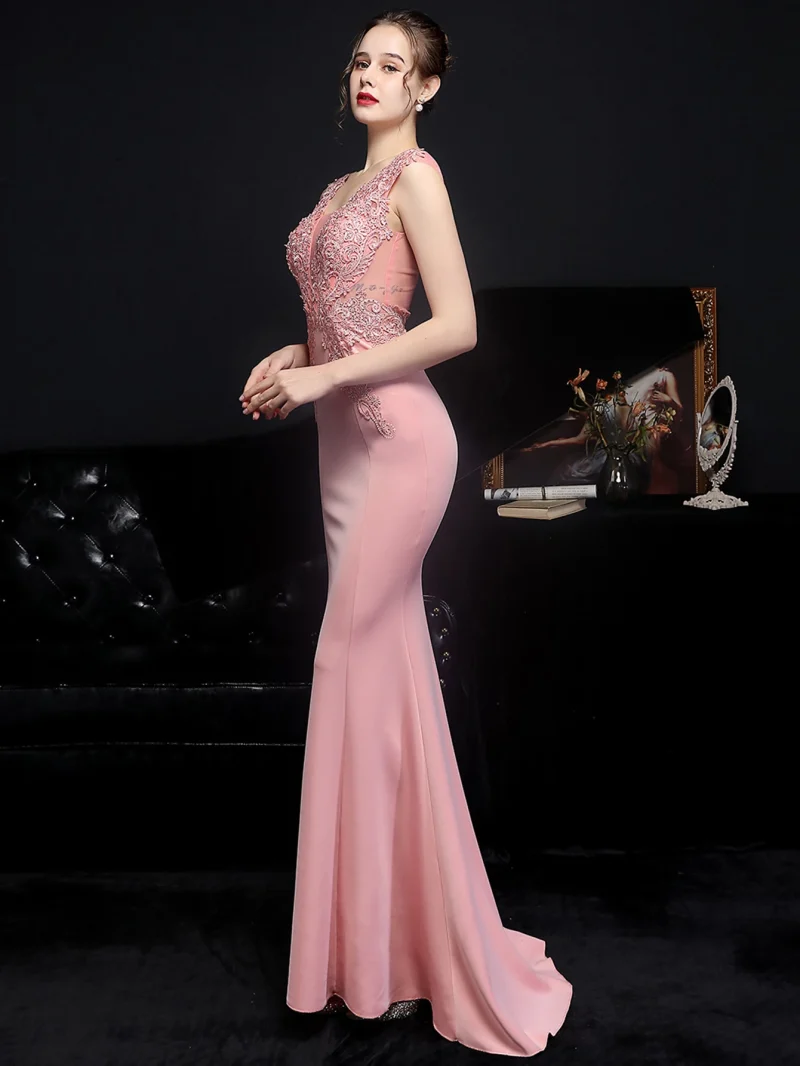 Sexy see through white Diamonds maxi summer dress - Image 16
