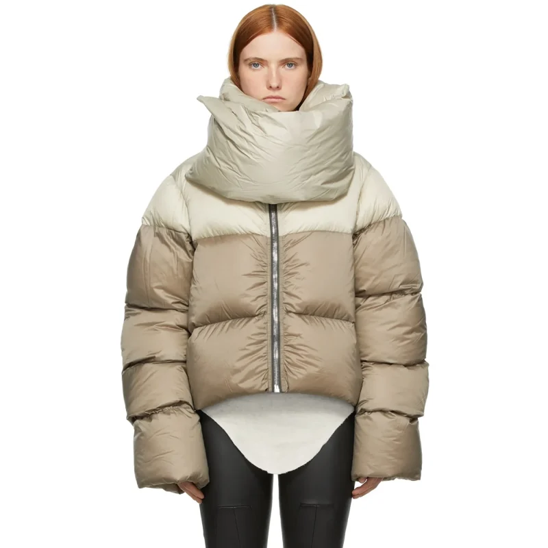 Winter Clothes Women's Fashion Scarf Collar Jacket - Image 16