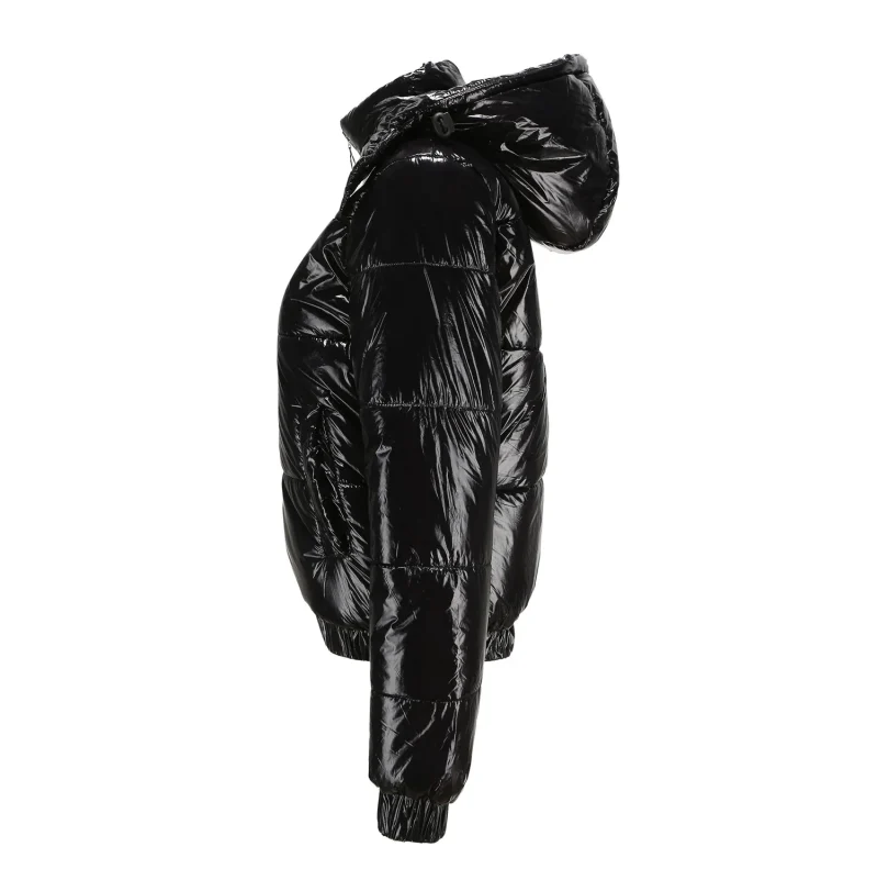 Winter Hooded Zip Up Cotton Padded Jacket Women - Image 12