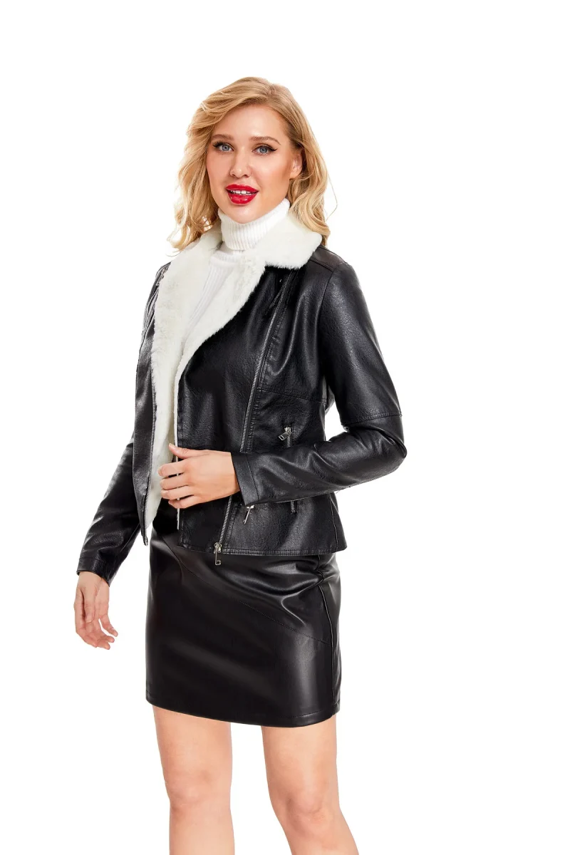 Warm Zipper Coats Black Parkas Female Casual Streetwear Clothes - Image 8