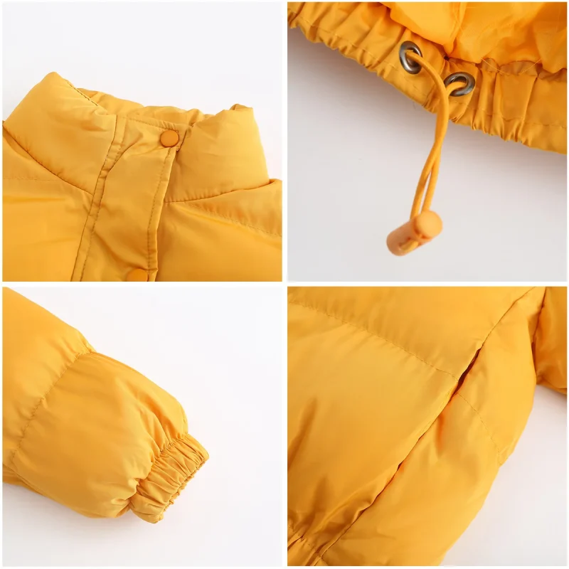 Female Solid Color Warm Loose Casual Cotton Jackets - Image 13