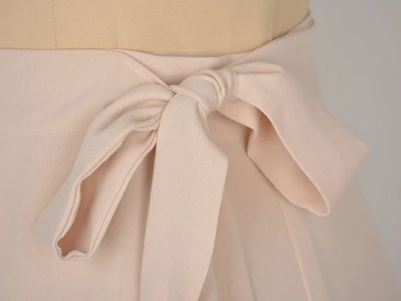 Long Skirts For Womens 2024 Summer Fashion Lace Up Ruffles - Image 12