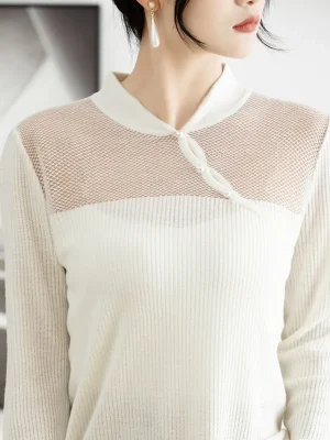 Women Pure Wool High Elasticity Sweater