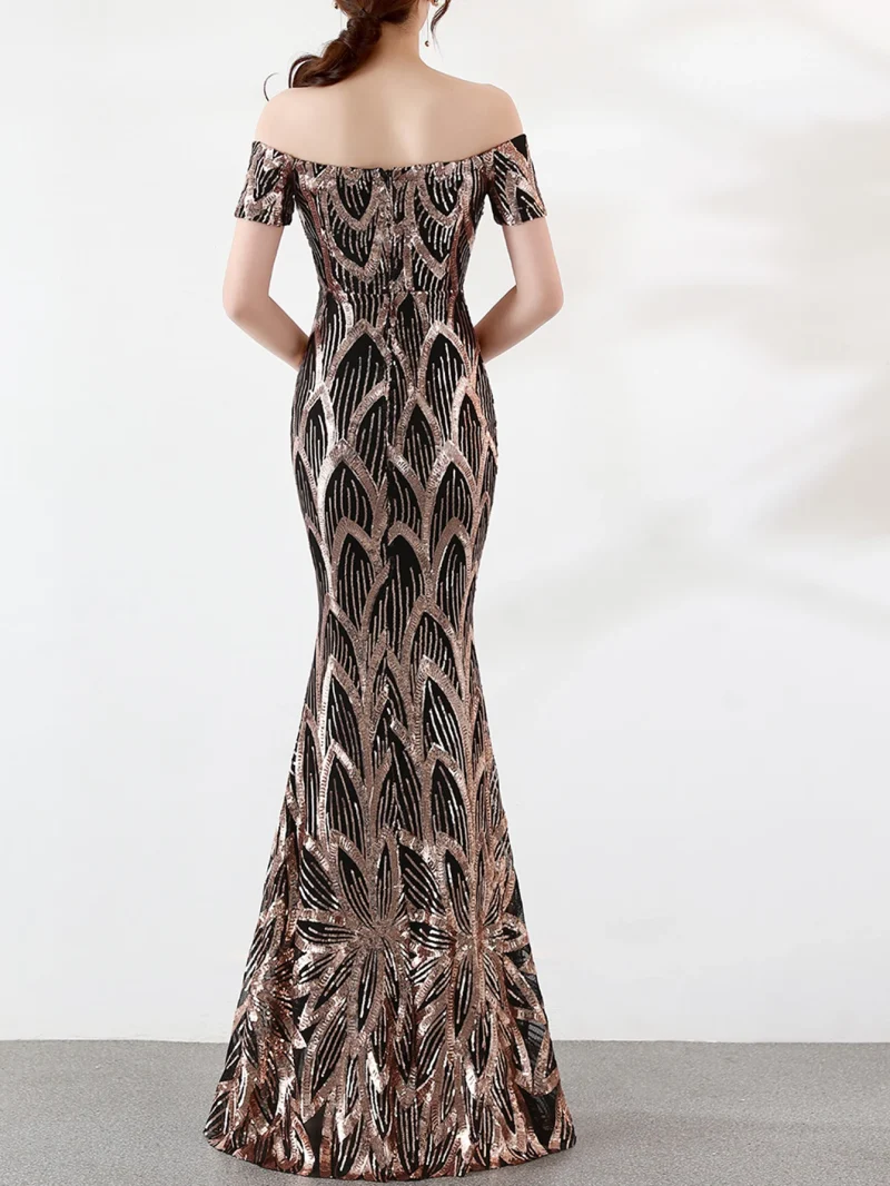 Sexy backless maxi sequin summer dress women - Image 6