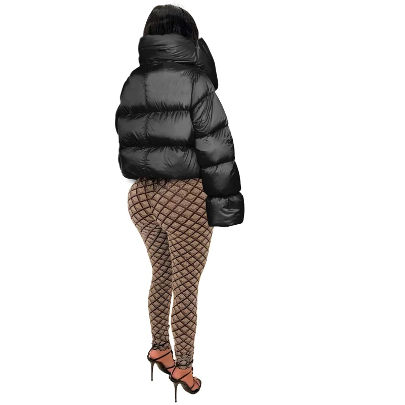 Winter Clothes Women's Fashion Scarf Collar Jacket - Image 26