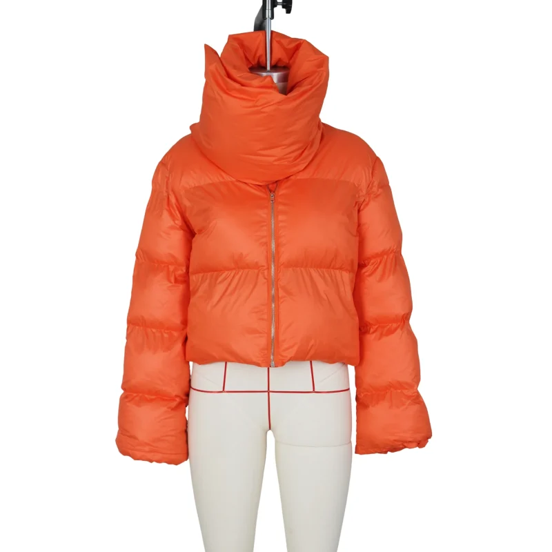 Winter Clothes Women's Fashion Scarf Collar Jacket - Image 9