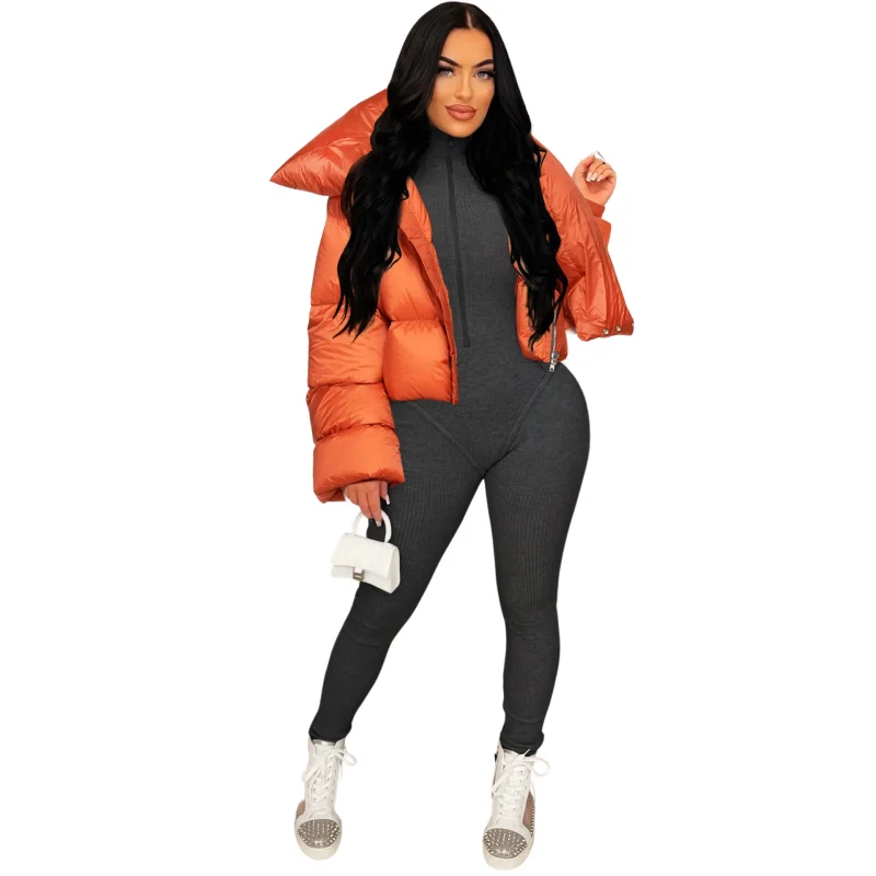 Winter Clothes Women's Fashion Scarf Collar Jacket - Image 27