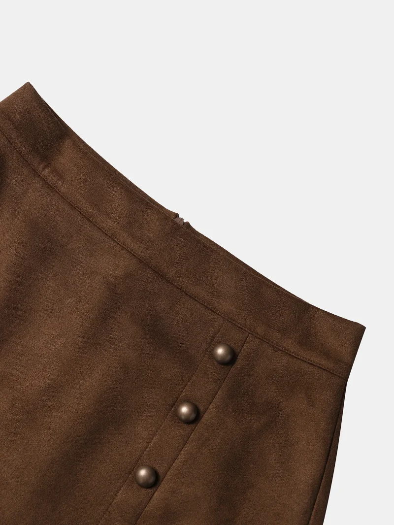 Professional Lady Skirt Metal Buckle Bodycon Sexy Short Skirts - Image 15