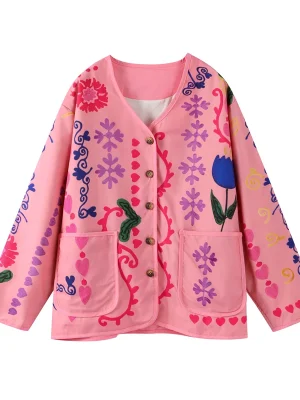 Autumn Print Quilted Jacket