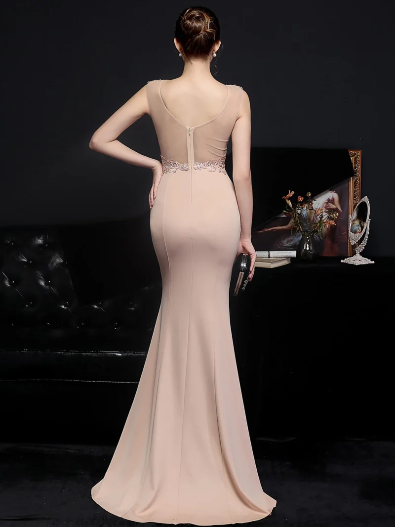 Sexy see through white Diamonds maxi summer dress - Image 20