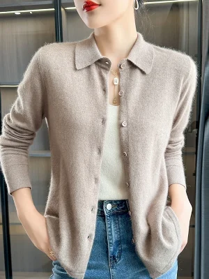 Cashmere Sweater knit Cardigan for Women’s