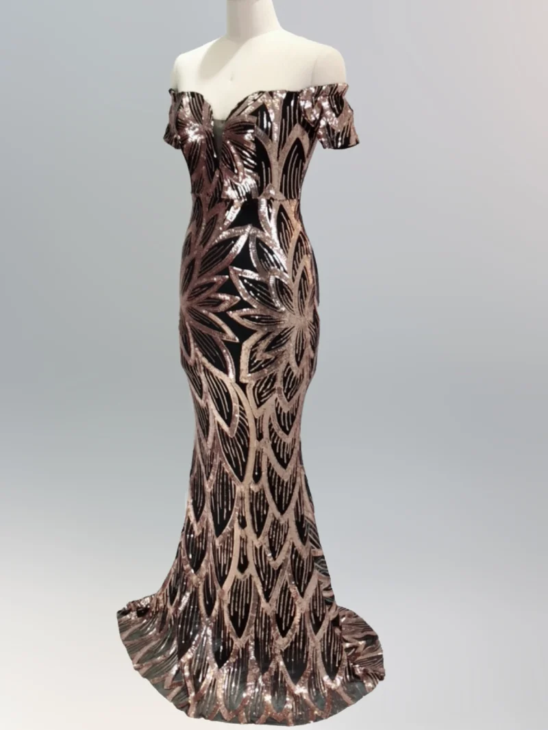 Sexy backless maxi sequin summer dress women - Image 8
