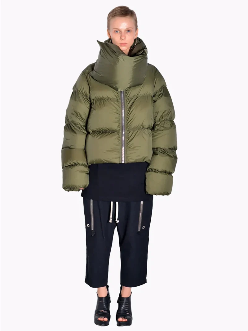 Winter Clothes Women's Fashion Scarf Collar Jacket - Image 23