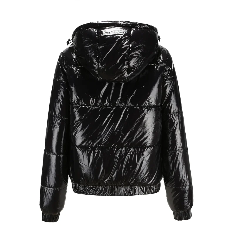 Winter Hooded Zip Up Cotton Padded Jacket Women - Image 13