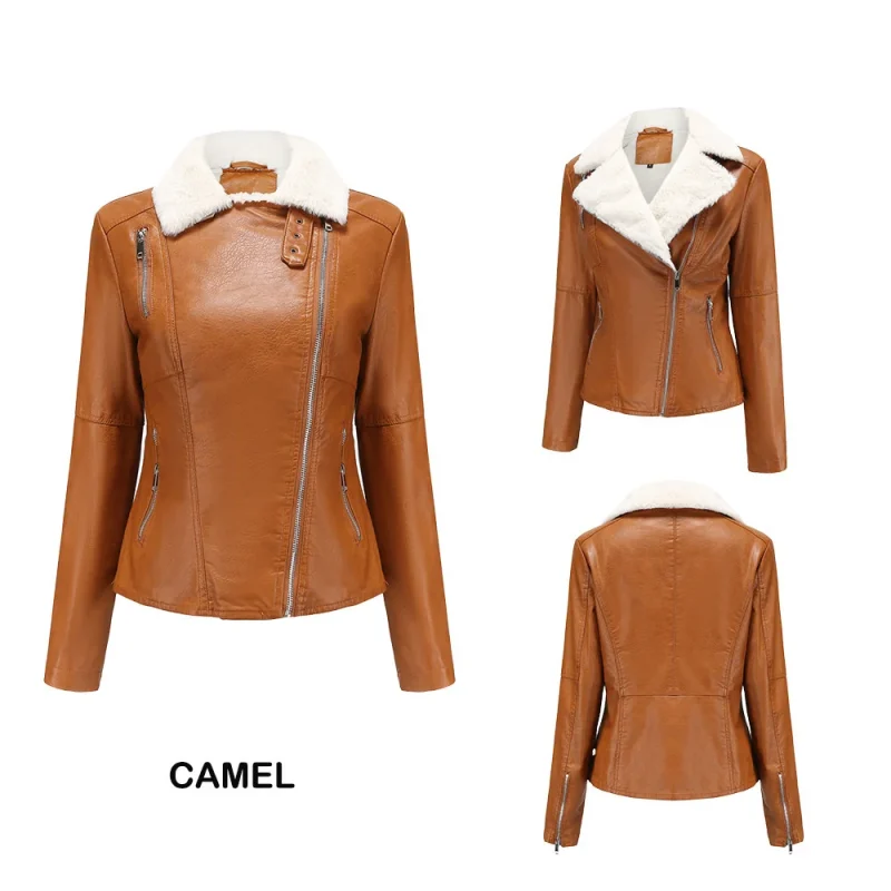 Warm Zipper Coats Black Parkas Female Casual Streetwear Clothes - Image 10