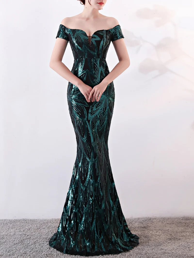 Sexy backless maxi sequin summer dress women - Image 16