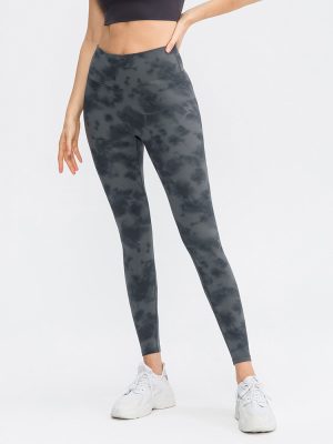 Womens Printed High Waist Yoga Trousers – Hip Lift, No Embarrassment Line