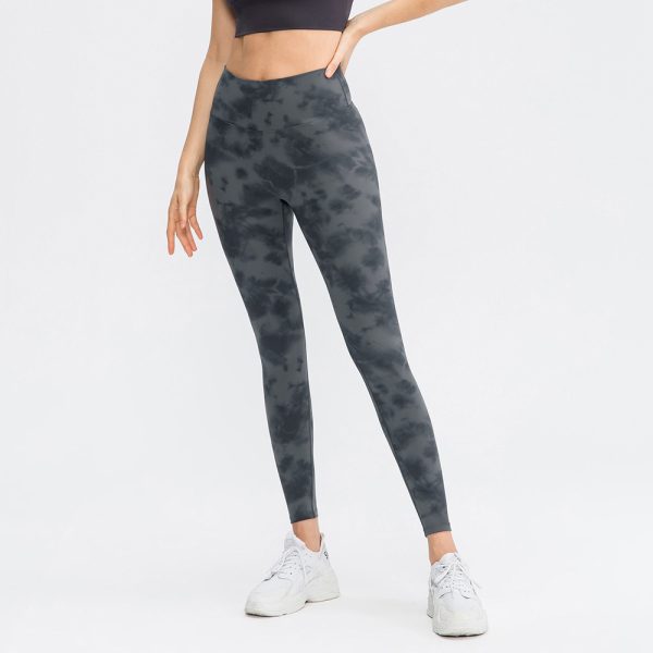 Womens Printed High Waist Yoga Trousers - Hip Lift, No Embarrassment Line