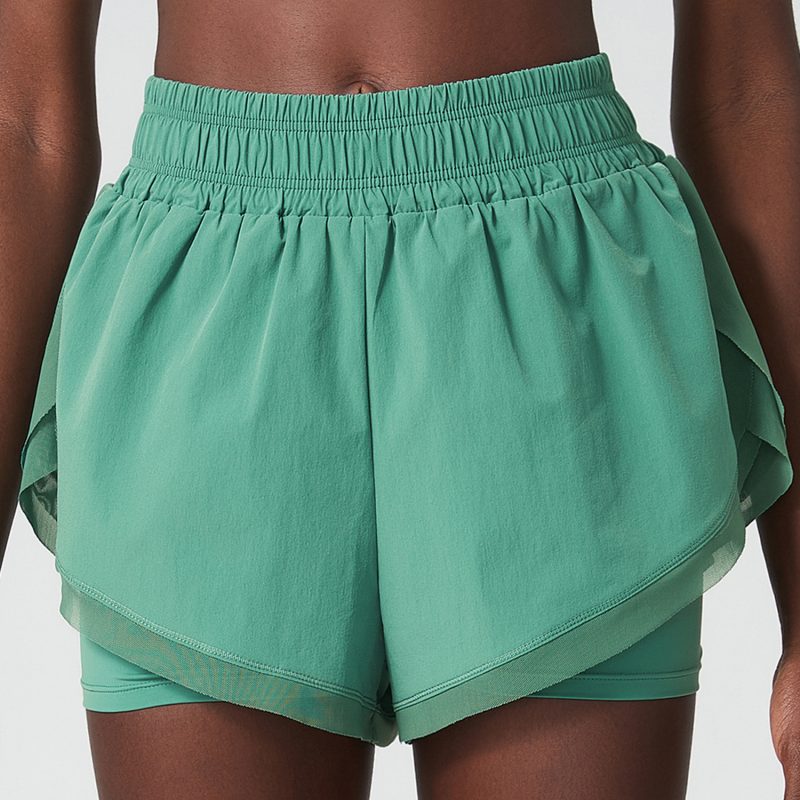 Cold Cover Loose Anti-Exposure Yoga Shorts for Women