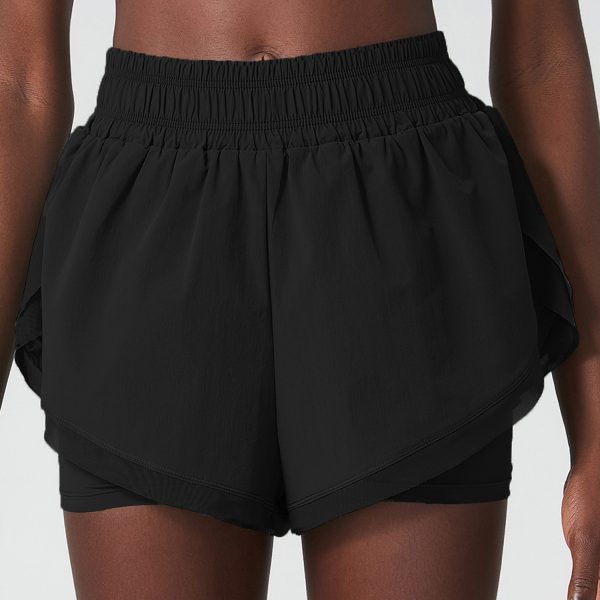 Cold Cover Loose Anti-Exposure Yoga Shorts for Women - Image 5