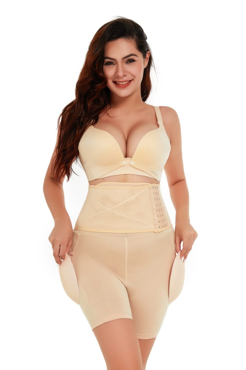 Three-Breasted Adjustable High Waist Slimming Pants - Image 7