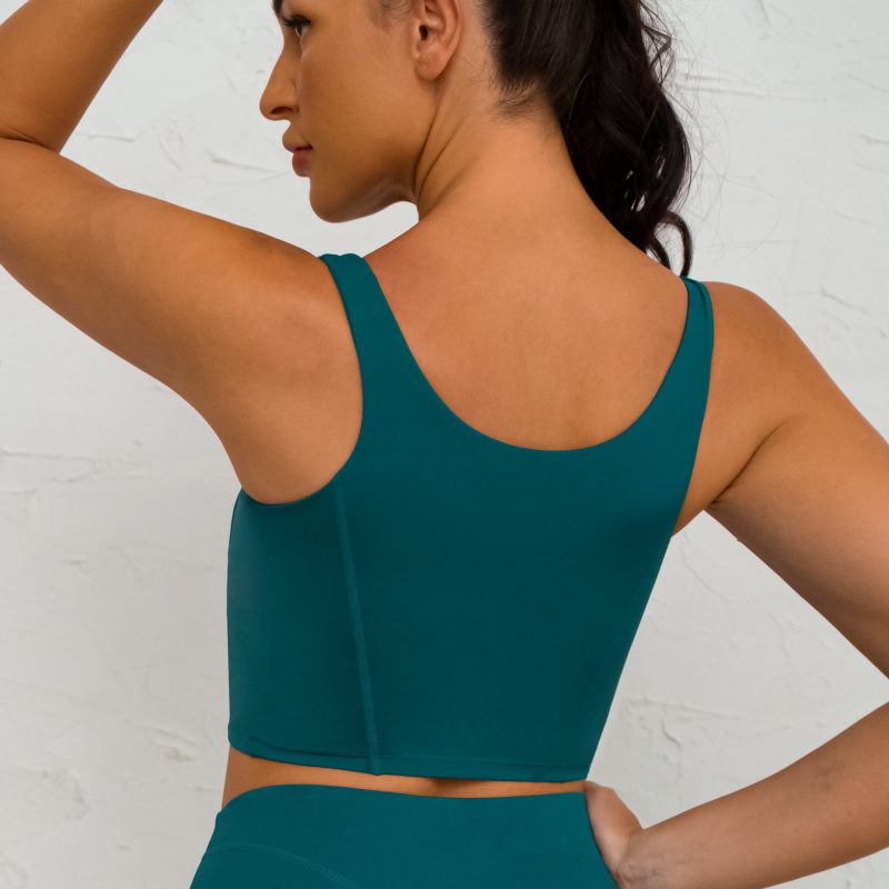 Women’s Backless Yoga Jacket & Shockproof Sports Bra - Image 6