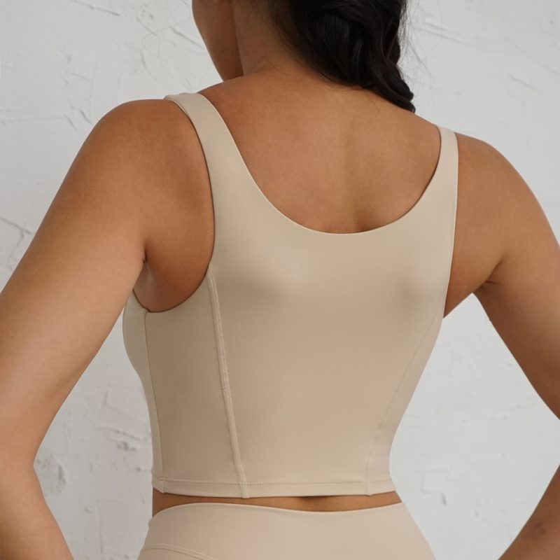 Women’s Backless Yoga Jacket & Shockproof Sports Bra - Image 9