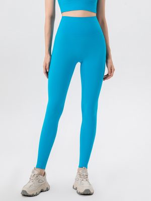 High-Waist Antibacterial Yoga Pants: Hip Lift & Nude Feel Fit