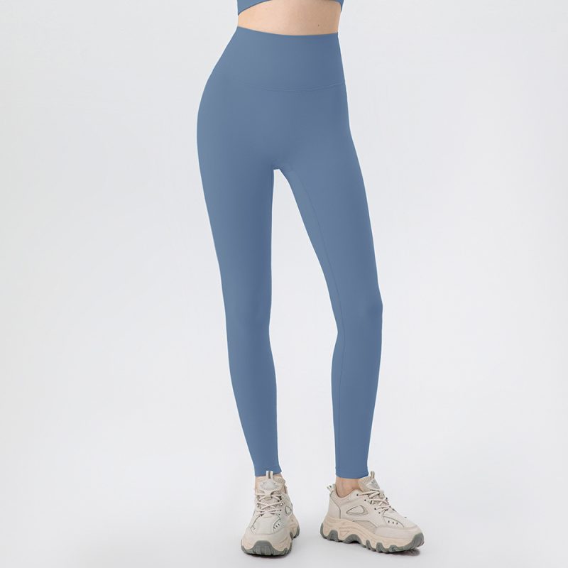 High-Waist Antibacterial Yoga Pants: Hip Lift & Nude Feel Fit - Image 4