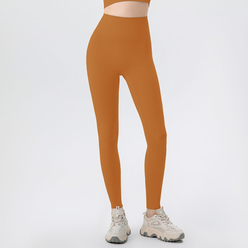 High-Waist Antibacterial Yoga Pants: Hip Lift & Nude Feel Fit - Image 5