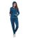 Autumn Winter Silver Fox Velvet Hooded Casual Sports Set for Women