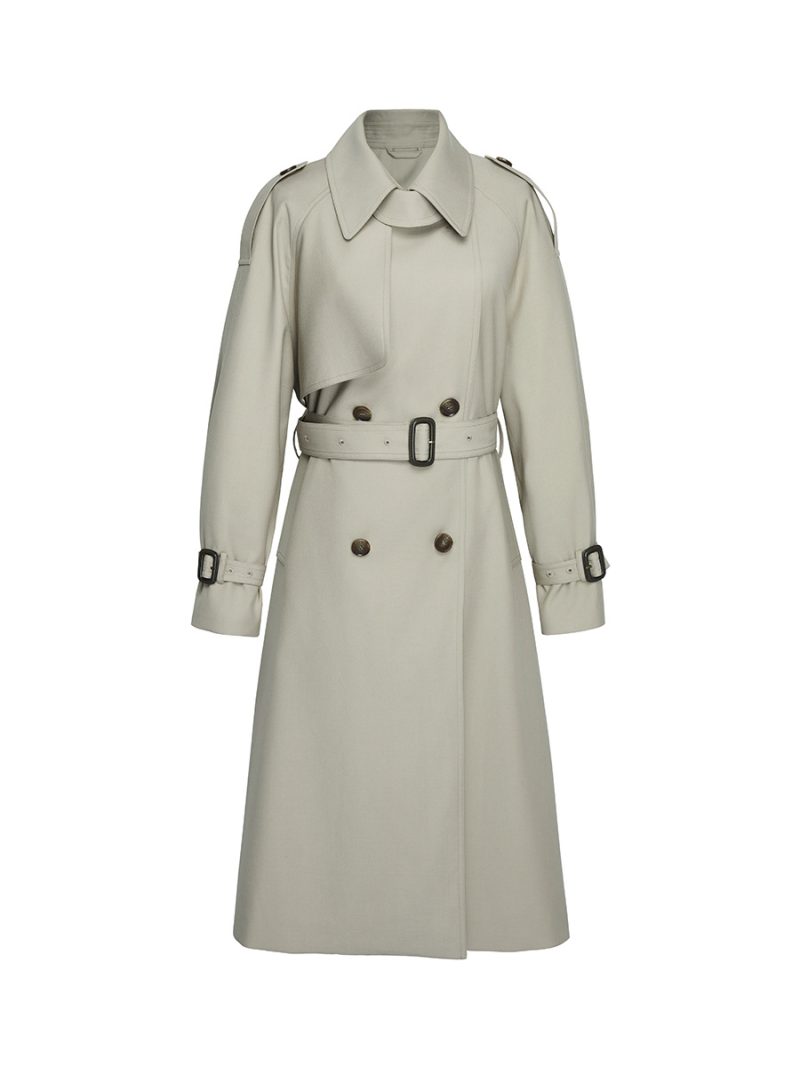 Women's Classic Non-Iron Anti-Wrinkle British Trench Coat - Image 5