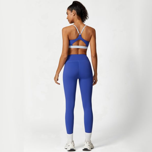 High Waist Hip Lift Fitness Pants & Sports Bra Yoga Set - Image 6