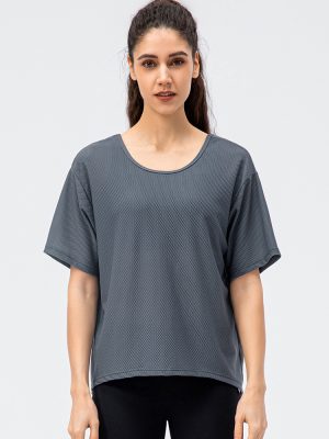 Summer Women’s Loose Sports T-Shirt: Quick Drying & Breathable