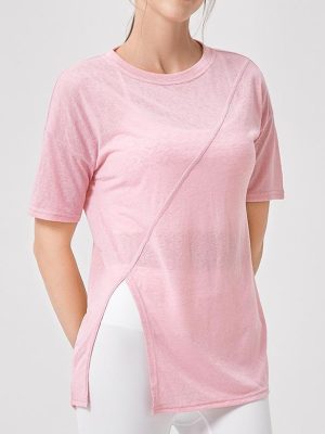 Women’s Loose Yoga Blouse: Lightweight Breathable Running Top