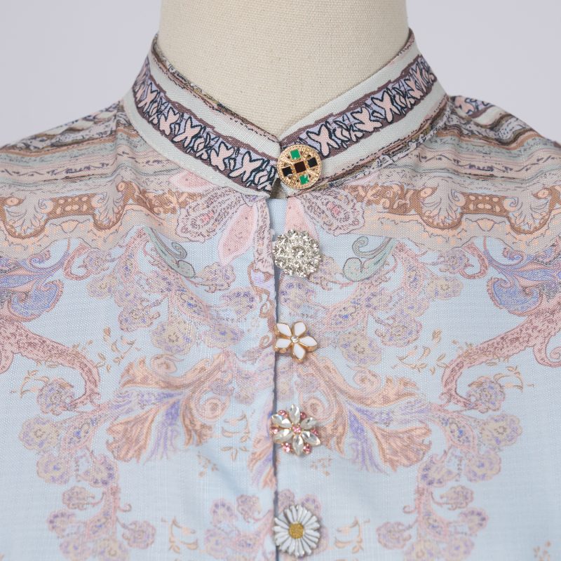 Women’s Spring & Autumn Printed Long Sleeved A-Line Dress - Image 5