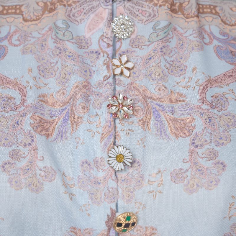 Spring & Autumn Printed Long Sleeve Maxi Dress for Women - Image 7